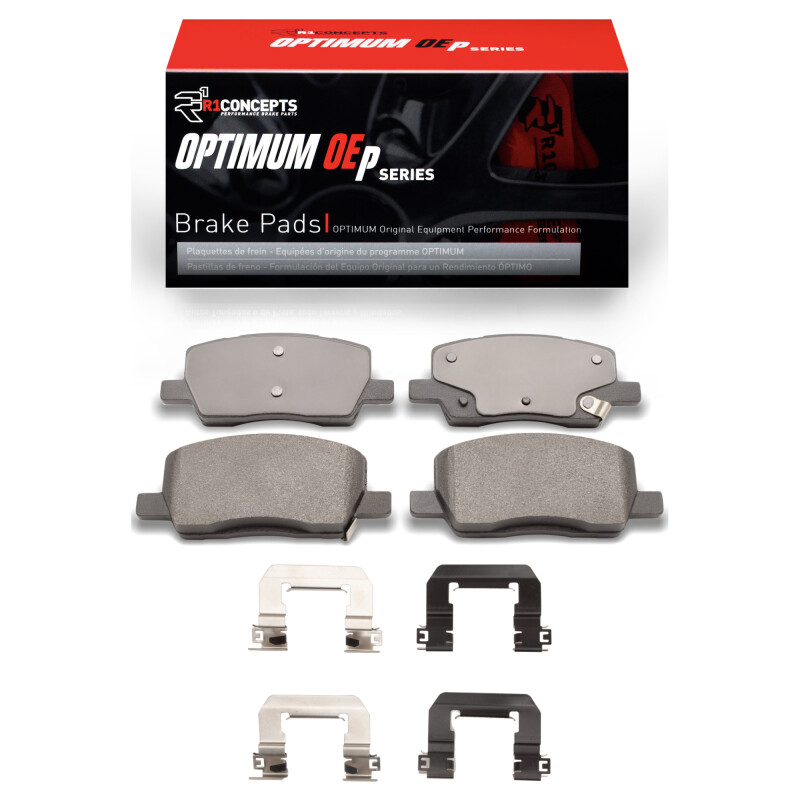 Tesla Model S Brake Pads - Rear - R1 Concepts - Optimum OE - `17-`25